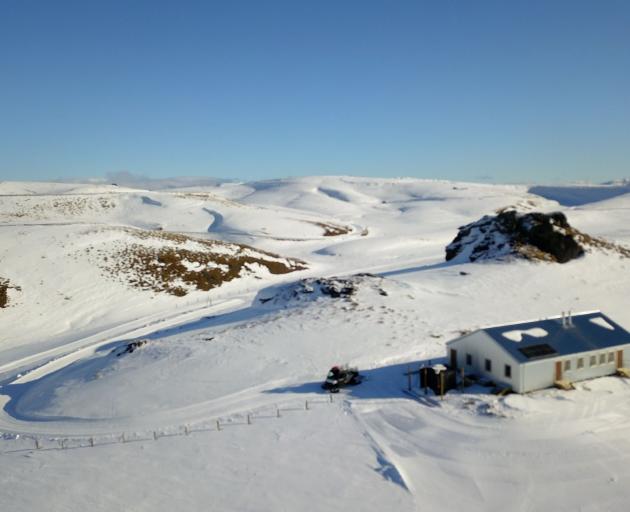 The Snow Farm’s Musterer’s Hut will be officially opened by Helen Clark on Saturday. PHOTO: SNOW...