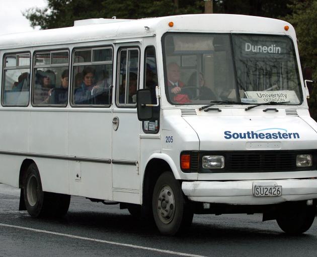 A small Dunedin bus from 2006, when this editorial was written. ODT file photo.
