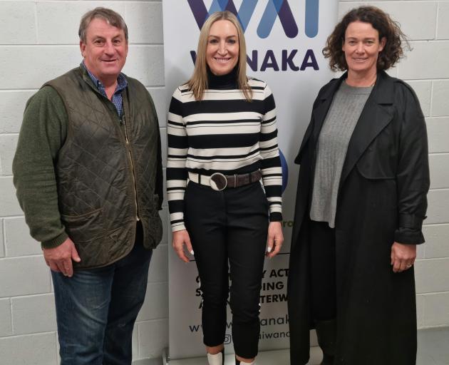 Lake Hawea farmer Richard Burdon (left) with Cinta Agri Research managing director Fiona Hudson ...