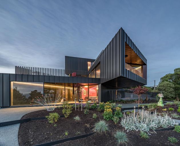 Dunedin’s Cliff’s Road House by bell + co architecture and Saunders Architecture. PHOTO: NICK BEADLE