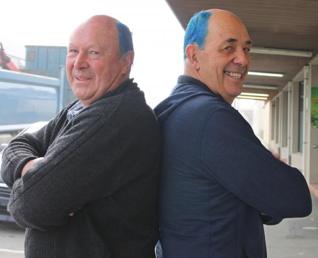 Clutha prostate cancer survivors Wayne Eyles (left) and Keith McNab want to open the conversation...