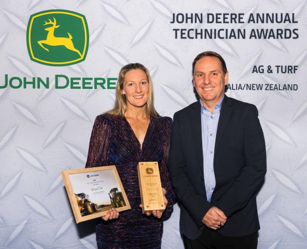 Southland Farm Machinery parts manager Megan Tree, of the Gore branch, won the John Deere Parts...