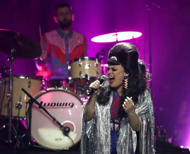 Tami Neilson performs at the Aotearoa Music Awards at Spark Arena in November 2020 in Auckland....