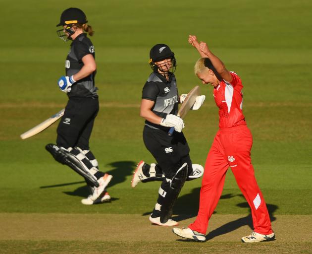 The White Ferns floundered with the bat, making just 71 runs. Photo: Getty Images