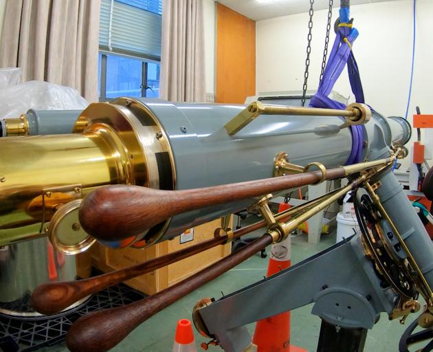 The Townsend Teece telescope will be returned to its central city home in the Observatory at the...