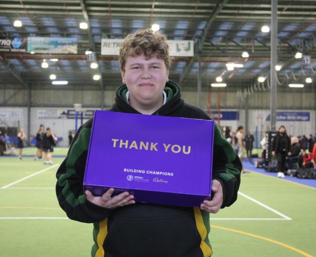 East Otago High School pupil Samuel Paton was Dunedin Netball’s volunteer of the month for June....