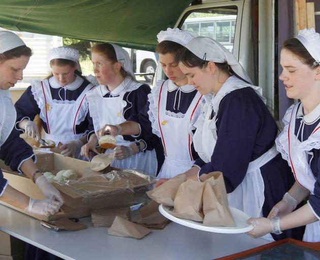 Members of the Gloriavale Christian Community. Photo: NZH