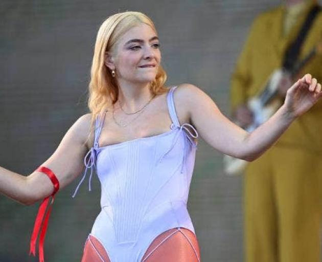 Lorde at Glastonbury in June. Photo: Getty Images