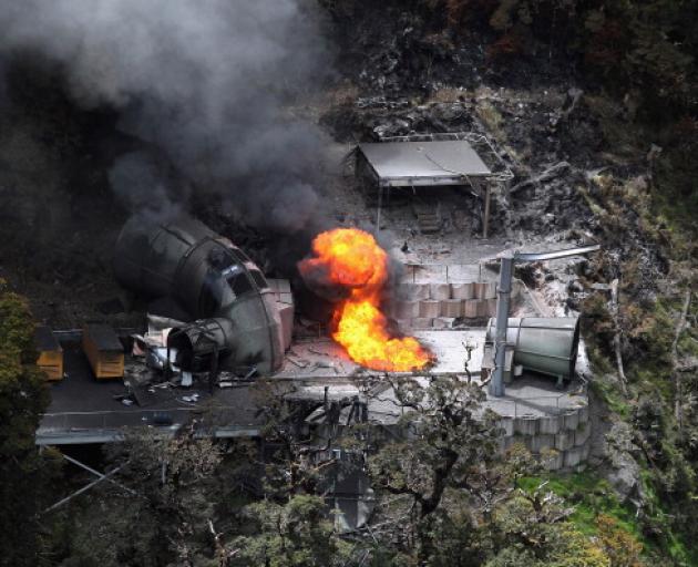 The Pike River Mine in November 2010. Photo: Getty Images