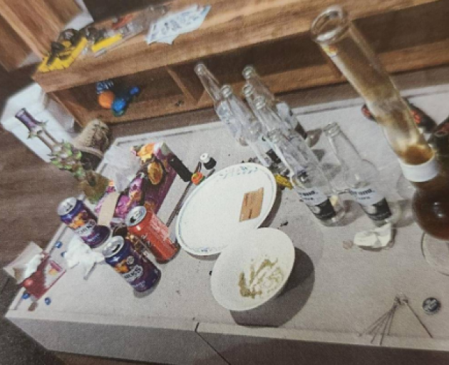 Evidence of drug use was everywhere. Photo: Supplied
