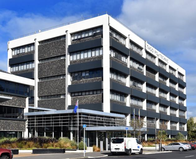 The Otago Polytechnic Building on Forth St. PHOTO PETER MCINTOSH