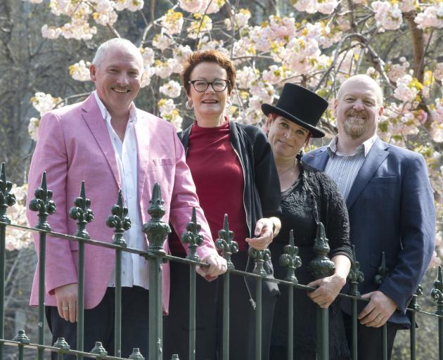 Newly elected Dunedin City councillors (from left) Brent Weatherall, Cherry Lucas, Mandy Mayhem...