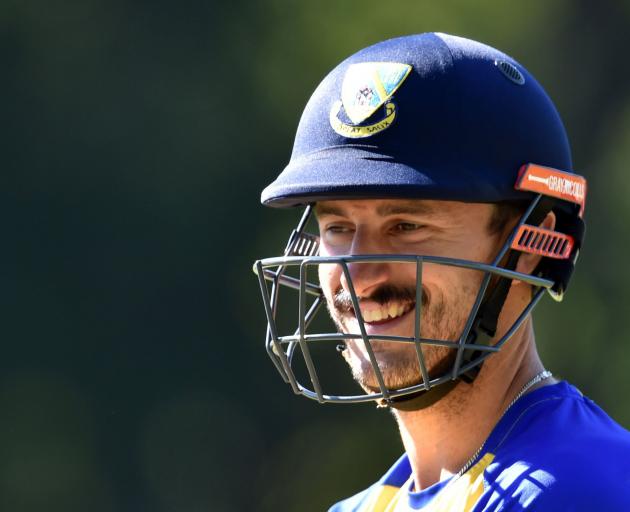 Hamish Rutherford, pictured at the University Oval yesterday. PHOTO: PETER MCINTOSH