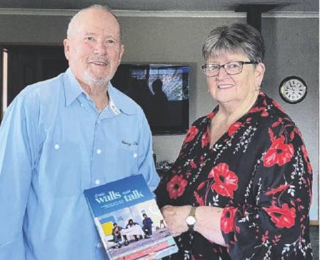 John and Zelda with the book that stirred his memories. Photo: Supplied