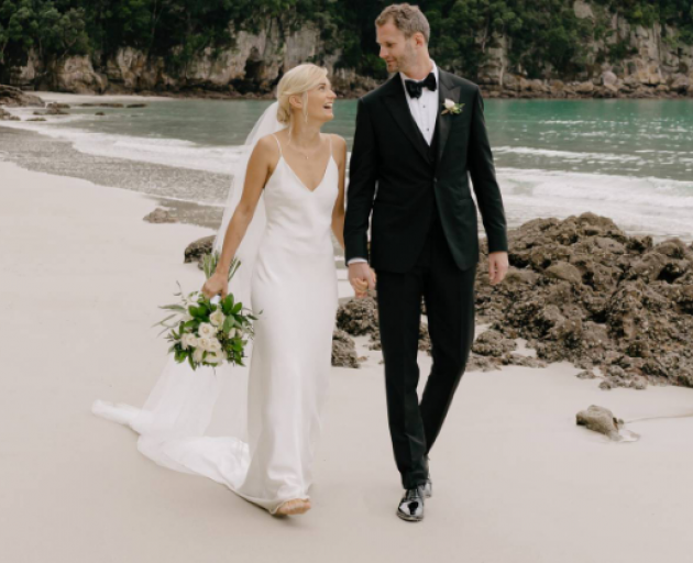 Bridget Thackwray and Topher Richwhite married in New Zealand in July ahead of their travels...
