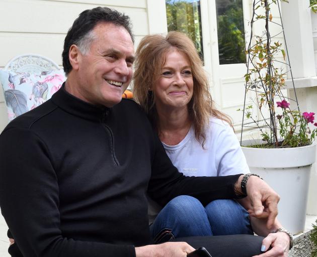 Dunedin Mayor-elect Jules Radich, with his partner, Pamela Walker, at their St Clair home, soon...