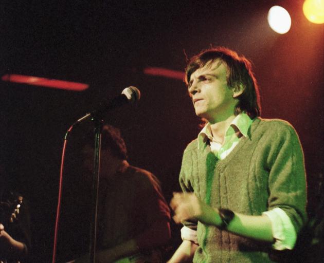  Mark E. Smith, of The Fall, in Auckland in 1982.