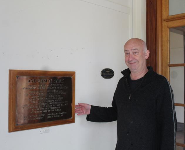 Anderson House chairman Craig Macalister is looking forward to its official opening this Saturday...