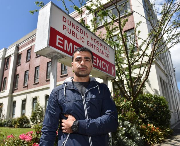 Saeed Rahimi is unhappy about an eight-hour wait at Dunedin Hospital’s emergency department after...