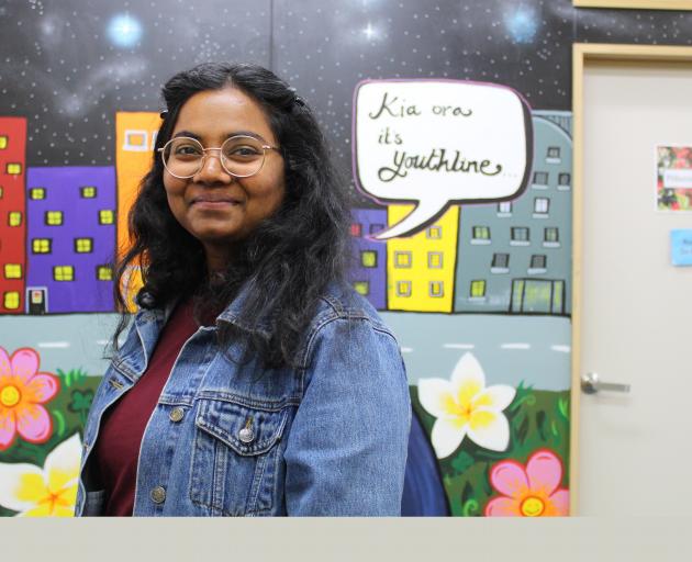 Sharanya Komahan is one of many hard-working volunteers at Youthline Otago who help support young...