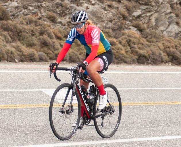 Julia Spark, of Ohoka, competes in the women’s 45-54 category.