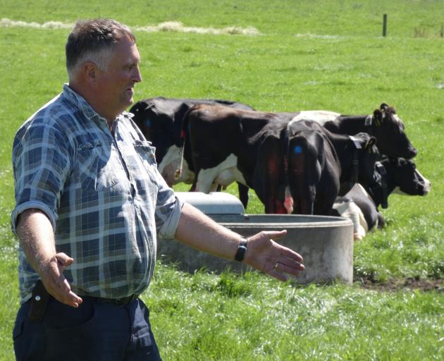 Culverden farmer Emlyn Francis can tap into the Halter collar system anywhere on the farm with...