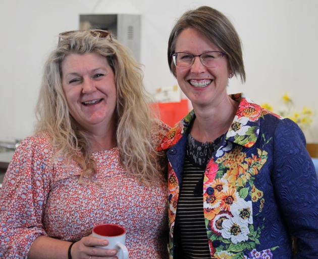 Former Queenstown Lakes district councillor Niamh Shaw (right) at the launch of the community...