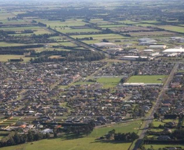 An aerial view of Rolleston. Photo: Getty Images
