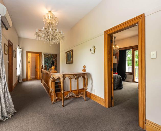 The massive chandeliers are a standout feature. Photo / Supplied