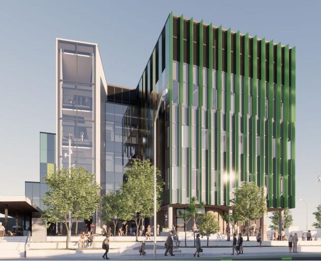 An early artist’s impression of what the new Dunedin hospital could look like. IMAGE: SUPPLIED
