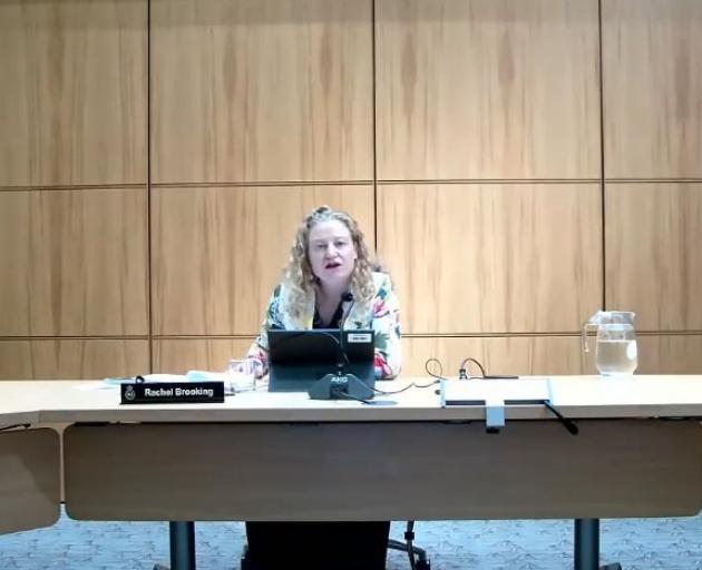 Rachel Brooking chairs her first finance and expenditure select committee meeting. PHOTO: PARLIAMENT