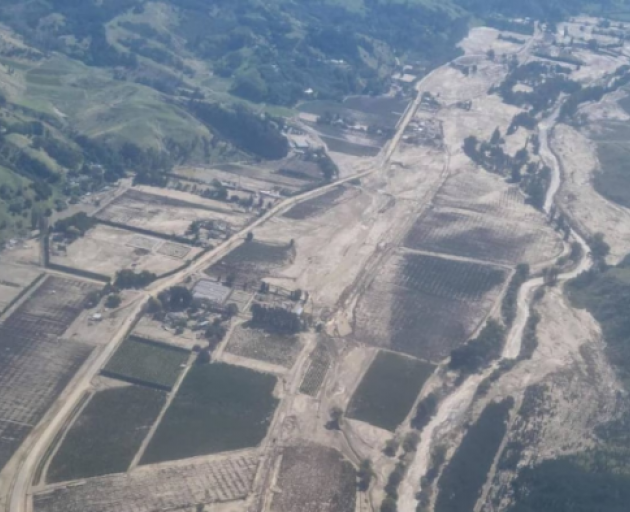 Mud now cakes the Esk Valley, showing the extent of floodwaters during Cyclone Gabrielle Photo:...