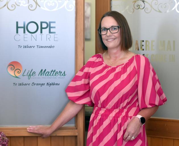 Life Matters Suicide Prevention Trust board of trusteees chairwoman Carolyn McMillan welcomes...