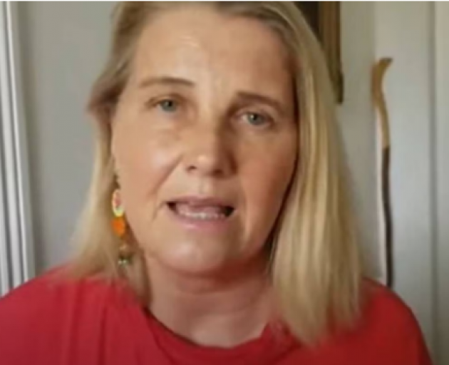 Former TV newsreader Liz Gunn is using her social channels to spread her views. Photo: Facebook