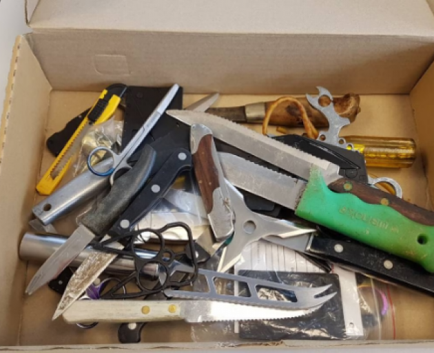 Hundreds of illegal and offensive items were seized from Aotearoa's courts in the last year....