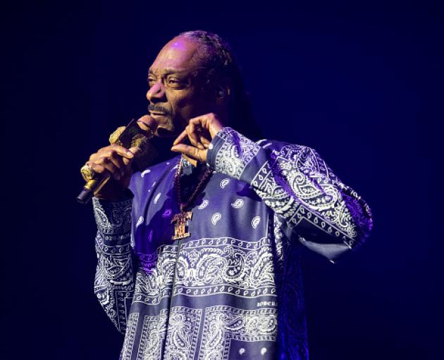 Snoop Dogg on stage in Perth on February 27. Photo: Getty Images