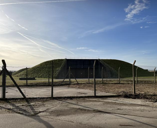 One of the six strengthened bunkers which housed 96 nuclear cruise missiles from 1983 to 1991.