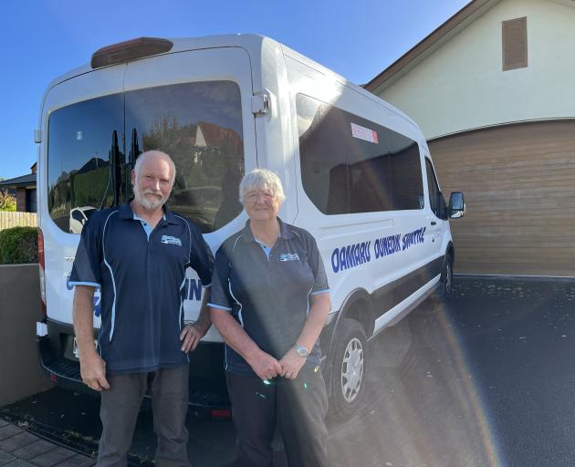 Don and Sharon Green are looking for someone to take over the Oamaru-Dunedin Shuttle service when...