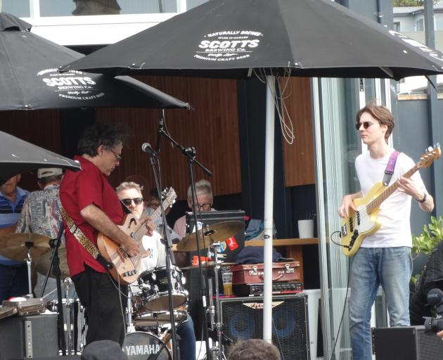 King Leon perform at Scotts Brewing Co as a part of the Harbour Street Jazz and Blues Festival in...
