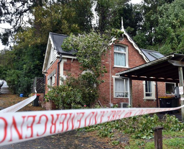 A tree crashed through a Park St property while a resident was asleep during wild weather in...