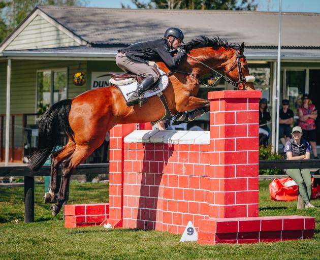 John McGlashan College show jumper Quinn Coutts in action at an international event. PHOTOS:...