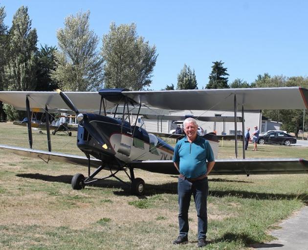 Alan Coubray, of Whitianga, flew into Mandeville yesterday on his way to spend the night in Gore...