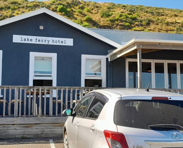 Lake Ferry hotel, which overlooks the lake.