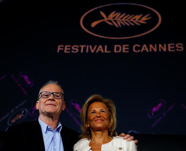 Cannes Film Festival General Delegate Thierry Fremaux and Cannes Film Festival President Iris...
