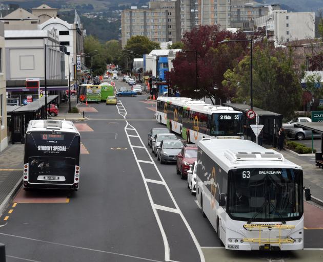 The full bus service in Dunedin is due to resume next week. PHOTO: ODT FILES