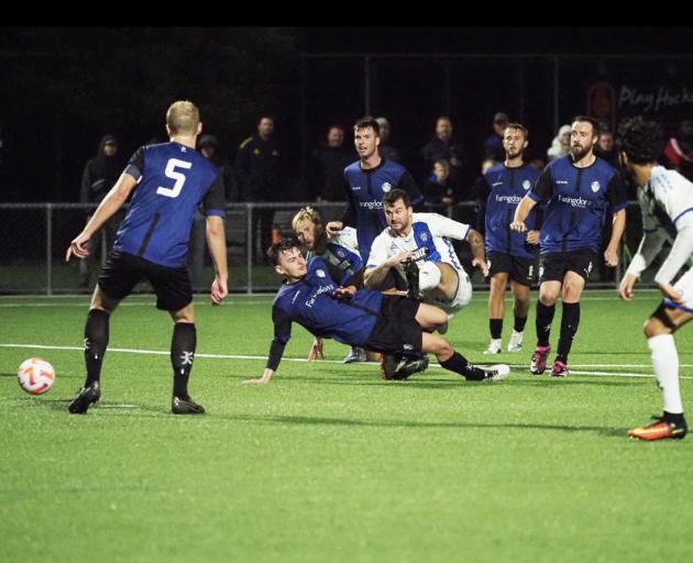 Christchurch United sit at the top of the Southern League following their added time 2-0 win...