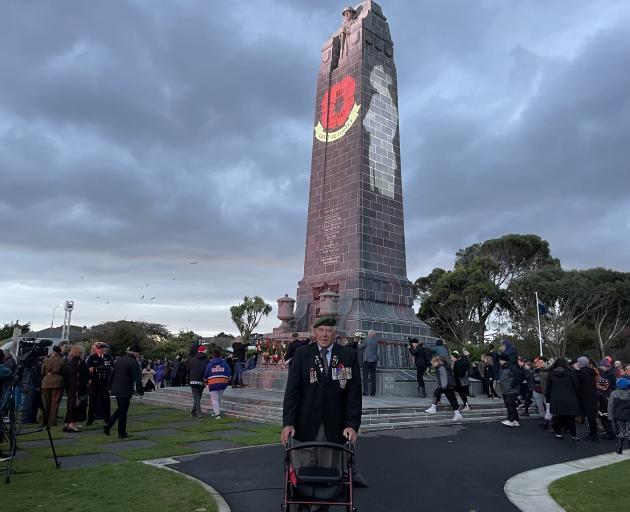 Malayan war veteran and parade marshall Will South holds his last Anzac Day service after 50...
