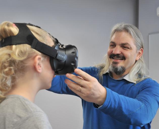 Dr Simon McCallum shares his passion for virtual reality at the New Zealand Science Festival in...