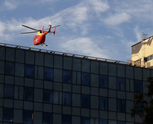 First patients of a jet boat 'incident' landing at Christchurch Hospital. Photo / George Heard
