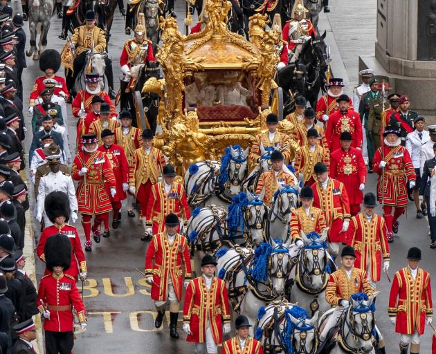 The coronation procession. PHOTO: SUPPLIED